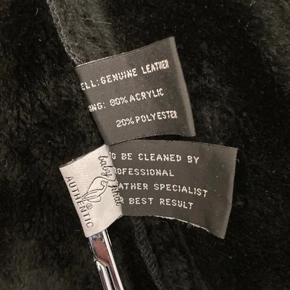 Baby Phat Black Leather Jacket with Faux Fur - Picture 9 of 15